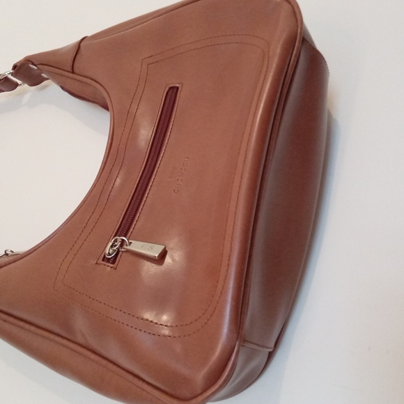 NEW! Chenson Cognac Hobo Style Handbag - Picture 9 of 14